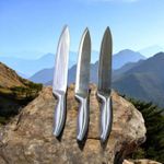 9 Inch Stainless Steel Kitchen Knife Professional Chef Cutting Tool for Home and Restaurant Use