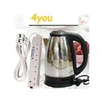Sonar  SNR Cordless Electric Kettle - 2L + Way Extension Cable