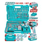 product_image_name-TOTAL-THKTHP31522 152 Pcs Cordless  impact wrench tools  set-4