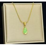 product_image_name-Gold-Stainless Steel Teardrop Necklaces-3
