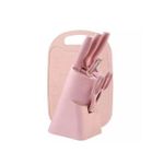 product_image_name-Generic-Knife Set With Chopping Board & stand - 6pc-1