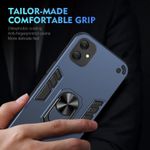 product_image_name-Generic-Samsung Galaxy A06 Luxury Ring Back Cover Stand Armor ShockProof Case - Blue.-1