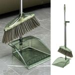 product_image_name-Generic-Upgrade Stand Up Broom And Dustpan Combo Set Transparent Broom And Dust Pan Set Self-Cleaning With Dustpan-3