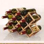 product_image_name-Generic-Foldable10 Slot Wooden Wine Bottle Rack-1