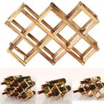product_image_name-Generic-Foldable10 Slot Wooden Wine Bottle Rack-2
