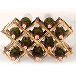 product_image_name-Generic-Foldable10 Slot Wooden Wine Bottle Rack-5