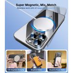 product_image_name-Generic-iPhone 13 Pro Phone Case, Black Electroplated Clear Case with Magnet for Magsafe & Wireless Charging Support for Second Device-3