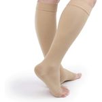 product_image_name-Dynamic-Medical Compression Stockings AD (below Knee) Open Toe Beige Color-4