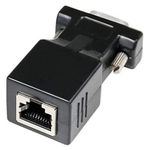 product_image_name-Generic-VGA Male 15 Pin To RJ45 Female Connector Lan Converter Ethernet Adapter-2