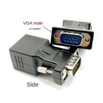 product_image_name-Generic-VGA Male 15 Pin To RJ45 Female Connector Lan Converter Ethernet Adapter-5