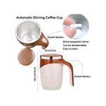 AAA Battery powered 380ml stainless steel Magnetic stirring cup