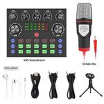 product_image_name-Generic-V8s + SF666 Microphone Set, Noise-Canceling Microphone, Live Streaming/Singing Microphone-1