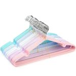 product_image_name-Generic-10pcs Non-slip Coated Metal Hangers-2