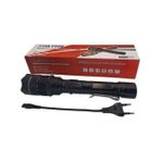 product_image_name-Generic-Type 1108 Metallic Security Flashlight - Heavy-Duty Self-Defense LED Electric Torch-2