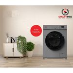Smart Pro SWM-10FLA 10Kg Front Load Washing Machine, Multiple Wash Programs, Energy Efficient,Grey (1YR Warranty)