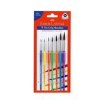 Faber Castell Synthetic Tri-Grip Round Set 7pieces  Brush