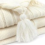 product_image_name-General-Newborn Swaddle Blanket Knit Sleeping Bag Swaddle Blanket Stroller Swaddle - Beige - (0-6 Months)-5
