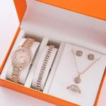 product_image_name-Generic-New model for 2026 Ladies Dating Set Gift Simple Watch Bracelet 5-piece Set-1