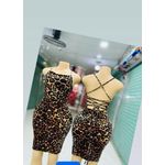 fancy ladies dresses leopard print 