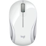 Logitech  M187 Wireless Mini Mouse White