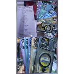 product_image_name-Generic-Transparent MagSafe Magnetic Ring Stand Case with 360° Rotatable Ring and Camera Lens Protector for iPhone 16 Pro Max - Greenish-2