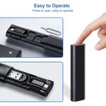 product_image_name-Flushrenic-Multi USB Charging Adapter Cable Kit,Multi Charging Cable Case Convertor USB C to iOS Device/Type C/Micro/USB A Adapter,Convertor Storage Box for Traveling Phone Pad Charging PC Computer Data Transfer-5