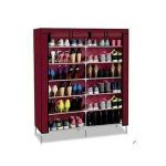 product_image_name-Nunix- 2712 Double-Column Portable Shoe Rack-2