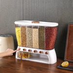 product_image_name-Nice-Acrylic Partitioned Rice/Cereal Dispenser-2