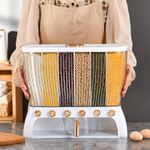 product_image_name-Nice-Acrylic Partitioned Rice/Cereal Dispenser-7