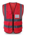 product_image_name-Generic-Red Executive Unisex Reflector Vest-2