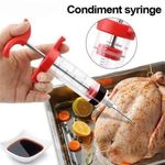 product_image_name-Generic-Meat Injector Syringe Marinade Injector Pork Steak Meat Sauces Syringes With Stainless Steel Needles Kitchen Tools Flavor Needle BBQ Meat Syringe-2