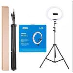 product_image_name-Generic-12 INCH LED Dimmable Ring Light +Shutter+Stand 2M+Lavalier microphone-1