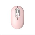 product_image_name-Wireless-Bluetooth + 2.4G Dual-mode Rechargeable LED Optical Mouse - Pink-2