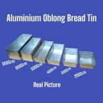 500grams Heavy gauge aluminium baking loaf pan.