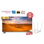 Vitron  32 Inch QLED TV Frameless Smart TV HD Netflix Bluetooth TV HTC3288QS Youtube Television DVB-T2 Android 11 AC Energy Saving Television 1G+8G