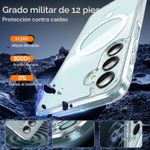 product_image_name-Generic-Samsung Galaxy A16 Case, Value Clear MagSafe Cover, Basic Strong Magnetic Ring, Hybrid Protection Transparent Design-7