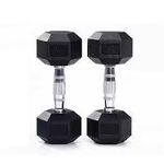 product_image_name-Generic-HEXAGON DUMBBELLS -5KG (SOLD PER SINGLE HAND) for Strength Training/Weight Training Workouts-2