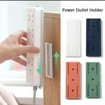 product_image_name-Generic-4PCS Self-Adhesive Punch-Free Socket Holder – Wall Mount Socket & Router Holder-3