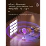 product_image_name-Generic-Electric Mosquito Swatter Stand Swatter Manual+ Automatic Blue Light USB Racket.-3