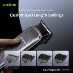 Oraimo SmartClipper 2C Professional Hair Clipper Silver Color