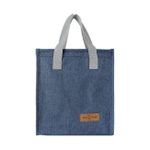 product_image_name-Miniso-Solid Color Lunch Bag - Navy Blue-5