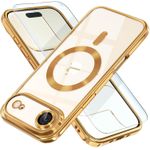 product_image_name-Generic-Electroplated Clear MagSafe Case with Camera Lens Protector for iPhone 17 Air - GOLD-1
