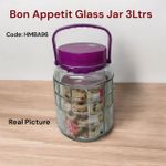 Bon Appetit Glass storage jar 3 Litres 