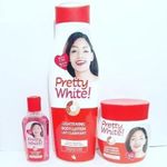 Pretty White Brightening Body Lotion+ Cream+Oil