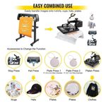 product_image_name-Generic-Print & Cut Combo Deal: 2ft Vinyl Plotter + 8-in-1 Sublimation Heat Press Machine-2