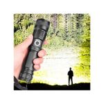 product_image_name-Generic-Powerful LED P50 USB Rechargeable Outdoor Tactical Flashlight LED Zooming Torch-1