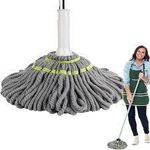 product_image_name-Generic-Self-Wringing Microfiber Mop with Extendable Stainless Steel Handle – Easy Twist Floor Cleaning Mop-6