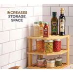 product_image_name-Generic-Strong and Durable 3 in 1 Bamboo Kitchen or Multipurpose  Corner Rack -4