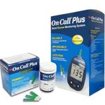 On Call Plus original Blood Sugar Glucometer with 50pcs Strips