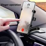 product_image_name-Generic-Car Mobile Phone Holder With Clip - Black-2